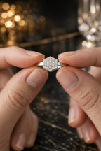 Hexa Spark Crystal Ring