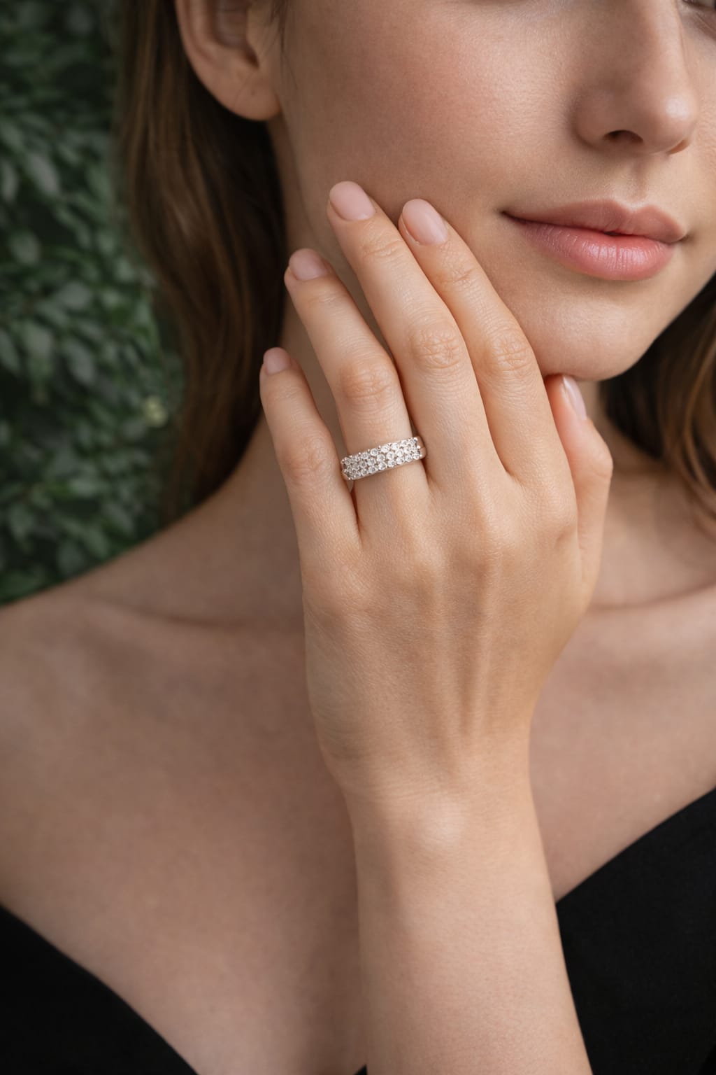 Luxury Diamond Crown Ring